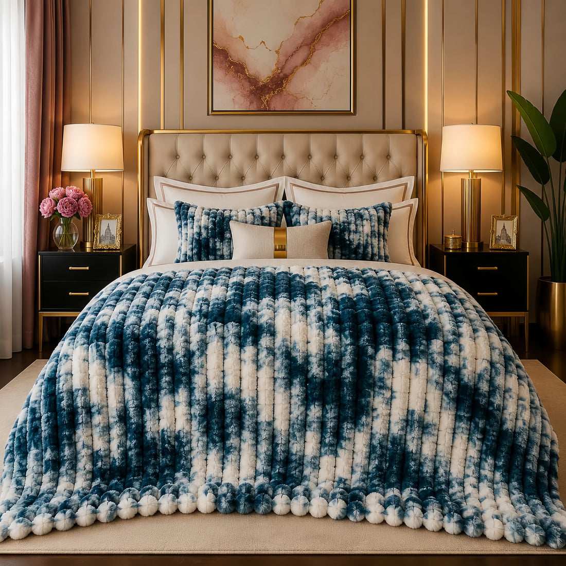 Luxury Puffy Ac blanket (DZN 106)