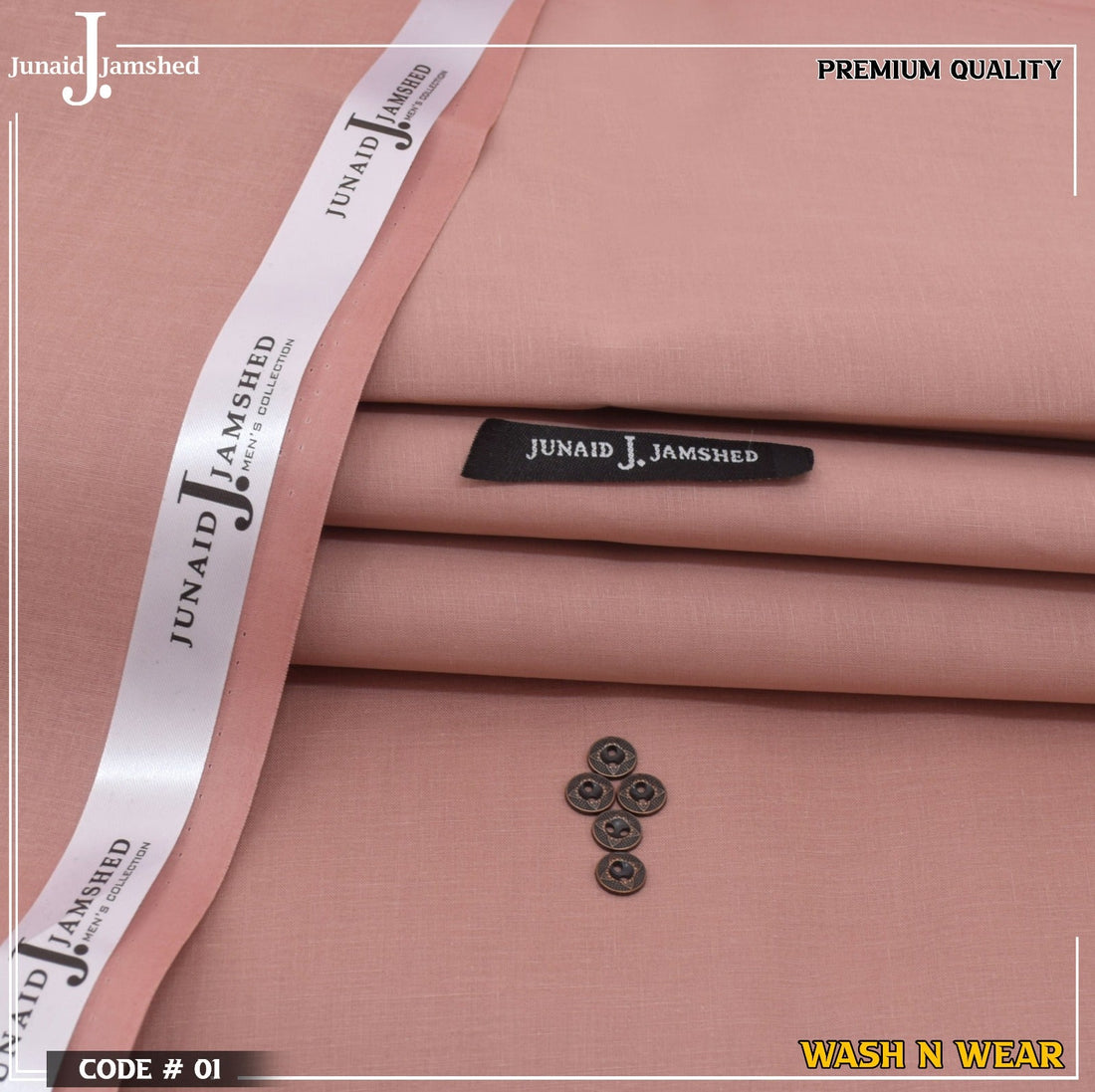 J. Silver Finish Soft Cotton- TEA PINK