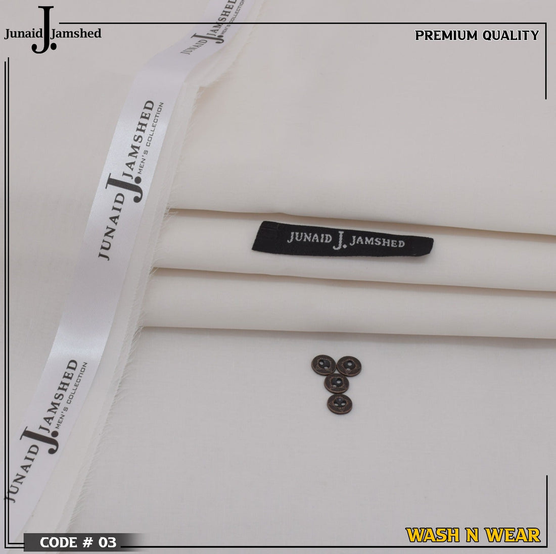 J. Silver Finish Soft Cotton- OFF WHITE