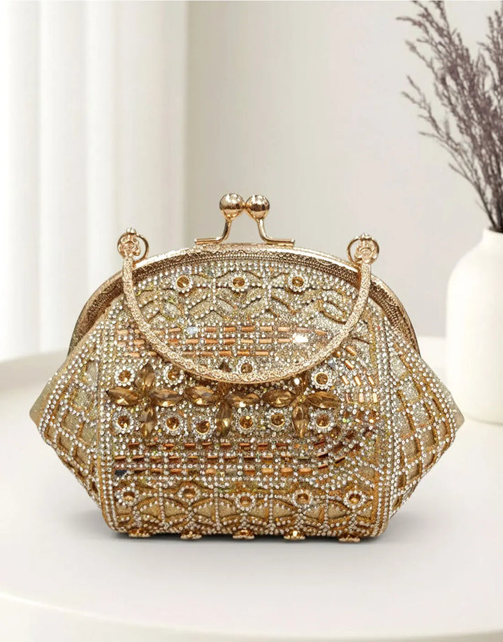 Stylish Hexagon Shape Evening Clutch Bag for Perfect Party Looks