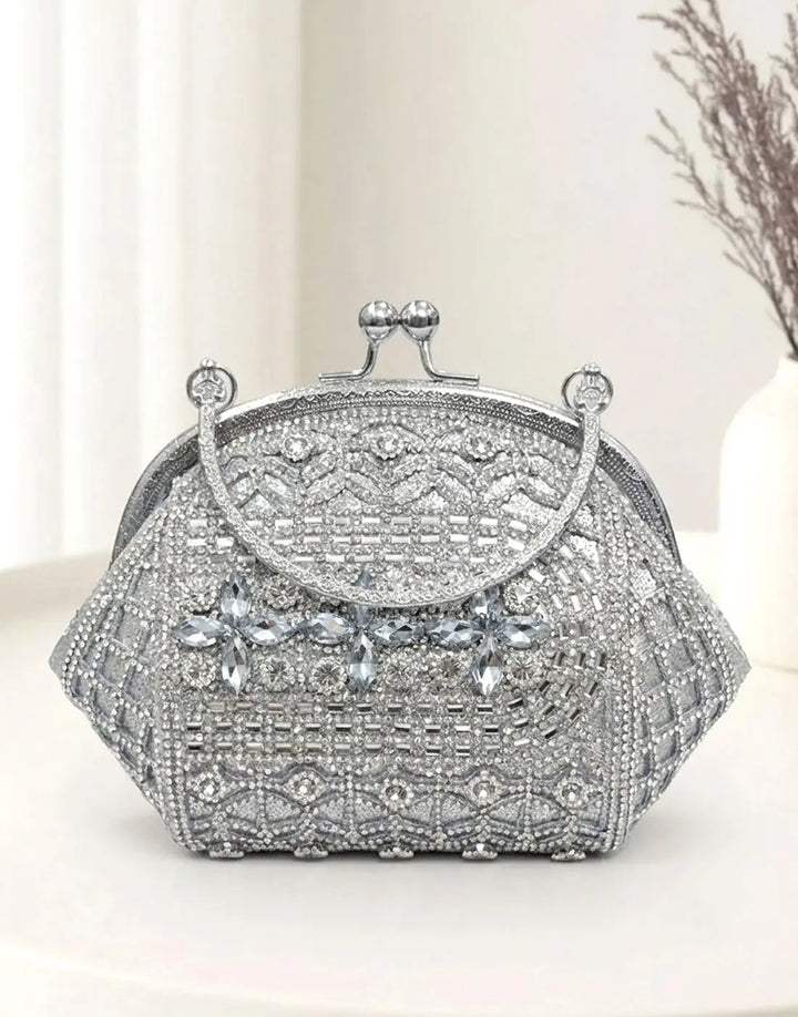 Stylish Hexagon Shape Evening Clutch Bag for Perfect Party Looks