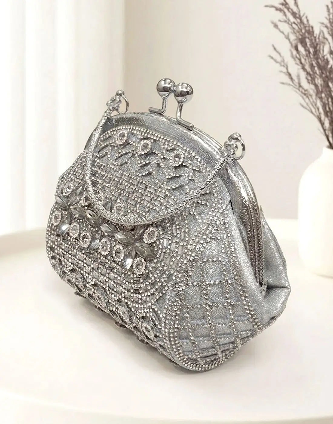 Stylish Hexagon Shape Evening Clutch Bag for Perfect Party Looks