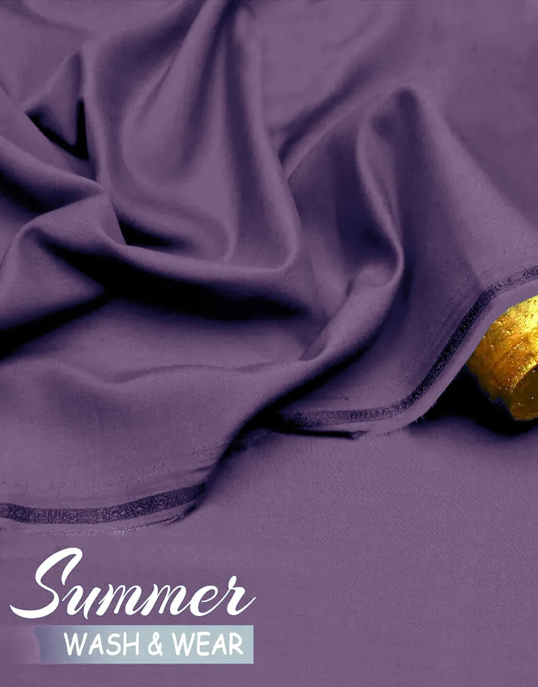 IB Unstitched Wash n Wear Purple Shalwar Kameez for Men – Premium Quality Fabric